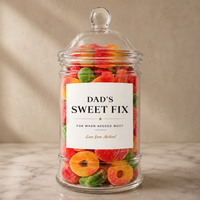 PERSONALISED Dads Sweet Fix - Sweet Jar Treat