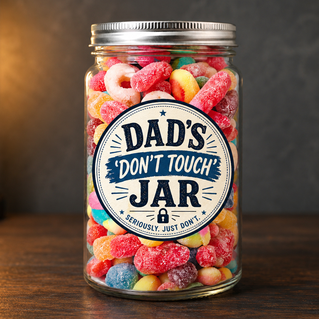 Dads 'Don't Touch' Jar - Sweet Jar Treat