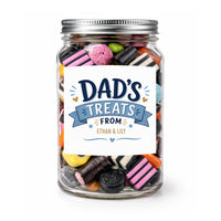 PERSONALISED Dads Treats From.. - Sweet Jar Treat