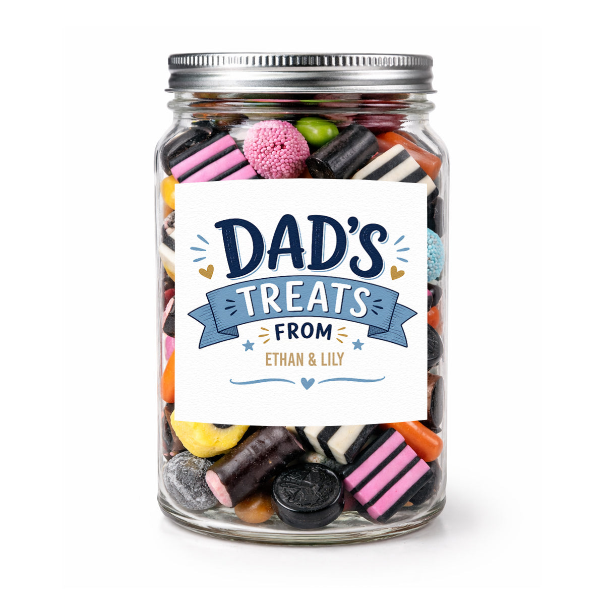 PERSONALISED Dads Treats From.. - Sweet Jar Treat