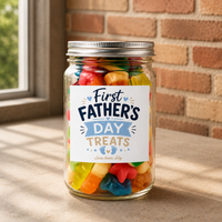 PERSONALISED First Father's Day Treats - Sweet Jar Treat