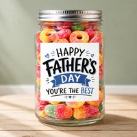 Happy Father's Day You're The Best - Sweet Jar Treat
