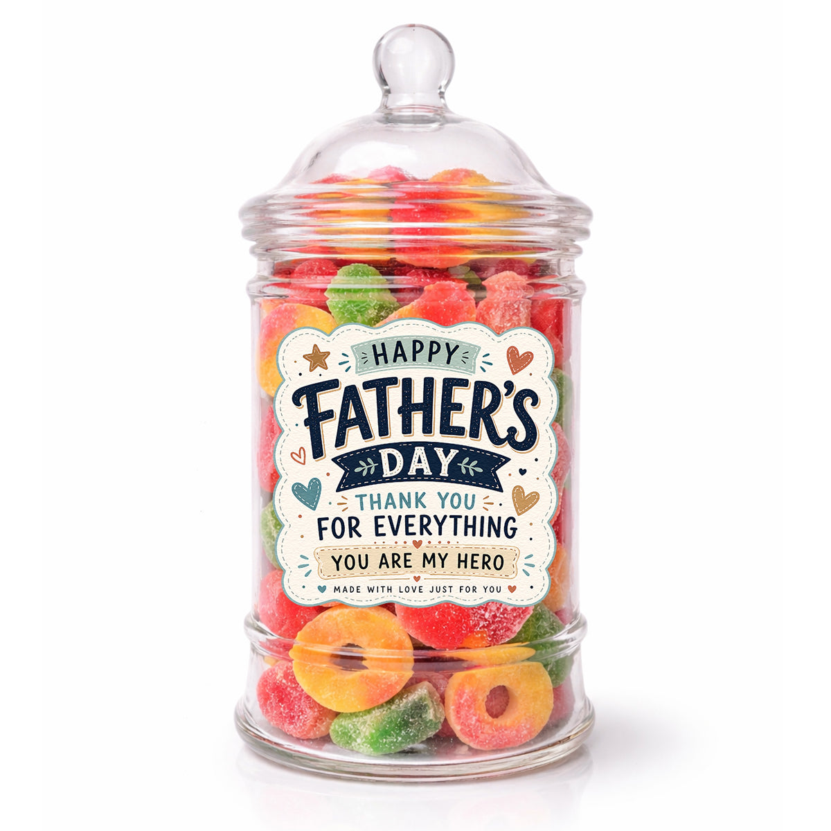 Happy Father's Thank You For Everything - Sweet Jar Treat
