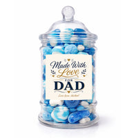 PERSONALISED Made With Love For Dad - Sweet Jar Treat