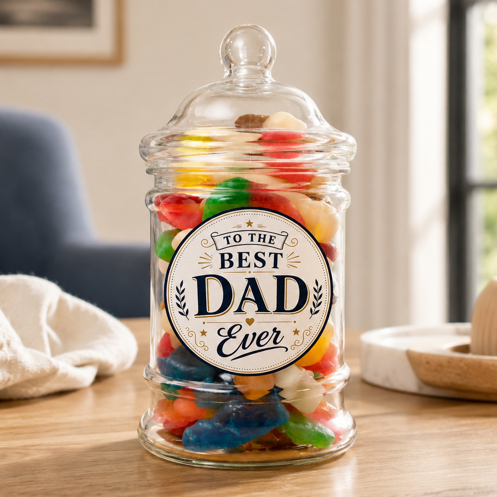 To The Best Dad Ever - Sweet Jar Treat