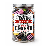 Dad The Man The Myth The Legend - Sweet Jar Treat