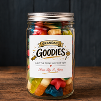 PERSONALISED Grandad's Goodies - Sweet Jar Treat