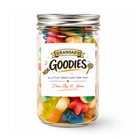 PERSONALISED Grandad's Goodies - Sweet Jar Treat
