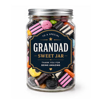 Grandad Sweet Jar For Being Amazing - Sweet Jar Treat