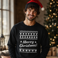 Merry Christmas Christmas Sweater - Christmas Jumper Sweatshirt - All Sizes