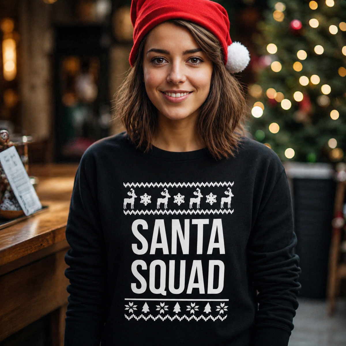 Santa Squad Weihnachtspullover - Weihnachtspullover Sweatshirt - Alle Größen