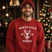 North Pole Riders Christmas Sweater - Christmas Jumper Sweatshirt - All Sizes