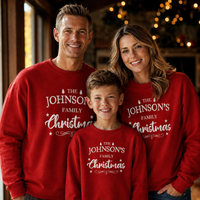PERSONALISED Family Christmas Christmas Sweater - Christmas Jumper Sweatshirt - All Sizes