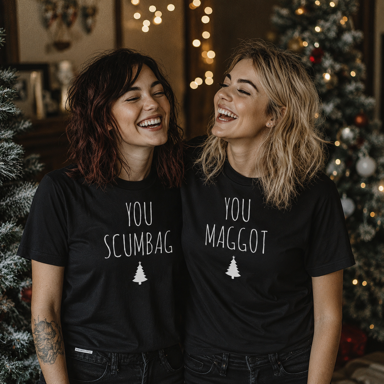 You Scumbag, You Maggot - Matching Christmas Tops - All Sizes (Sold Separately)
