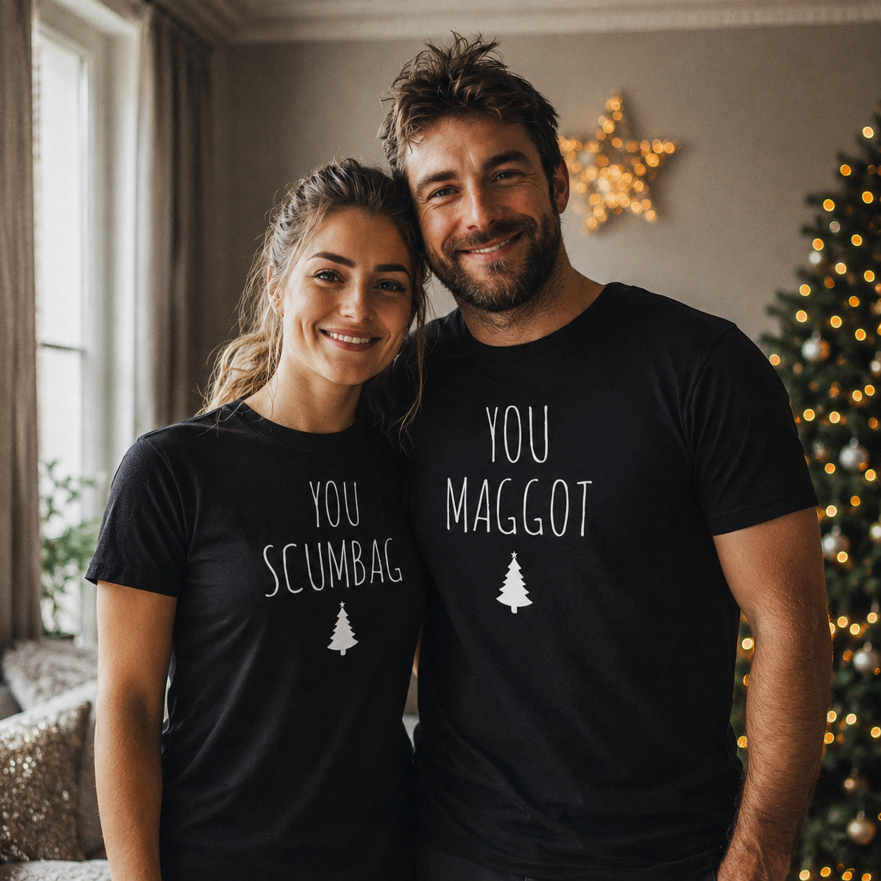 You Scumbag, You Maggot - Matching Christmas Tops - All Sizes (Sold Separately)