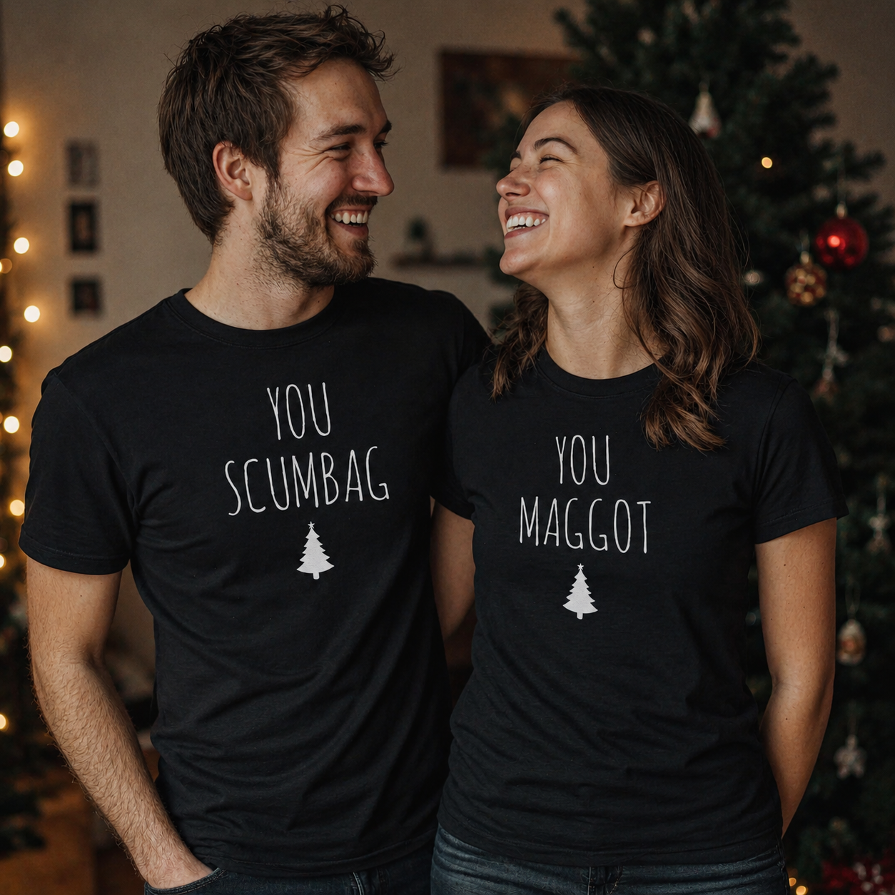 You Scumbag, You Maggot - Matching Christmas Tops - All Sizes (Sold Separately)