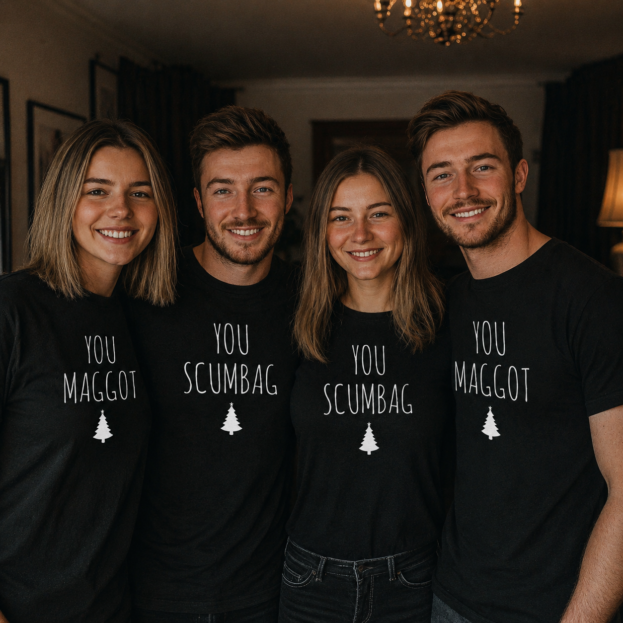 You Scumbag, You Maggot - Matching Christmas Tops - All Sizes (Sold Separately)