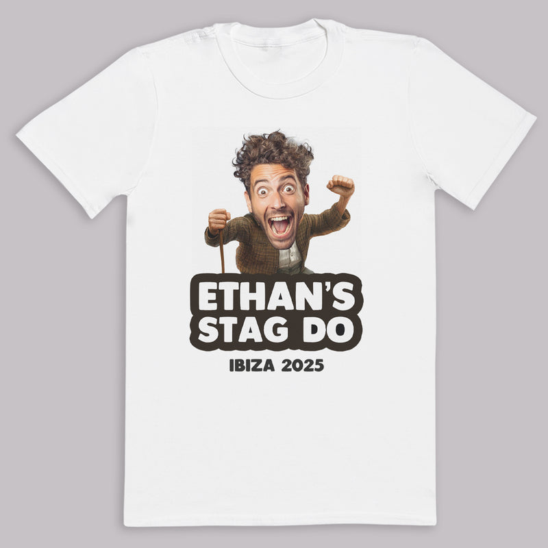 PERSONALISED Photo Face & Grandad Body with Wording