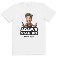 PERSONALISED Photo Face & Cowboy Body with Wording