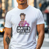 PERSONALISED Photo Face & Rhinestone Cowboy Body with Wording