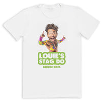 PERSONALISED Photo Face & Wrestler II Body with Wording