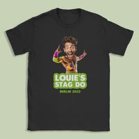 PERSONALISED Photo Face & Wrestler II Body with Wording