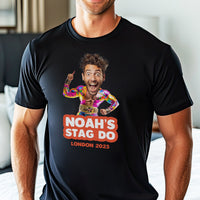 PERSONALISED Photo Face & Wrestler I Body with Wording