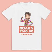 PERSONALISED Photo Face & Wrestler I Body with Wording