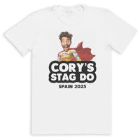 PERSONALISED Photo Face & Superhero Body with Wording
