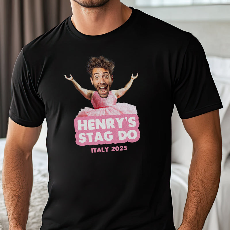 PERSONALISED Photo Face & Ballerina I Body with Wording