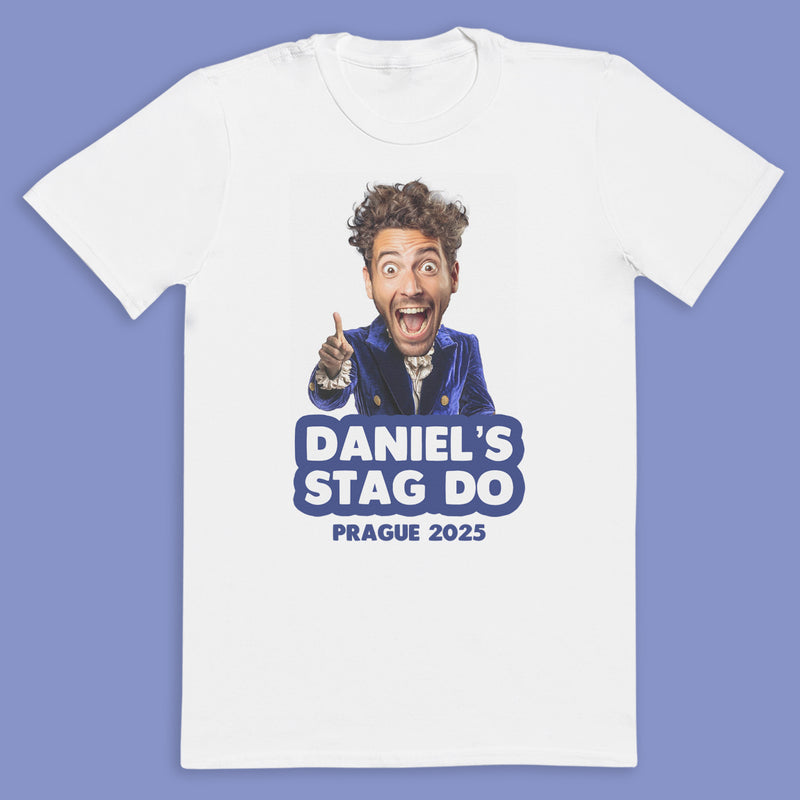PERSONALISED Photo Face & Velvet King Body with Wording