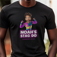 PERSONALISED Photo Face & Workout Guru Body with Wording