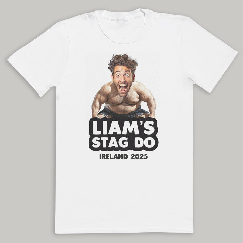 PERSONALISED Photo Face & Sumo Wrestler Body with Wording