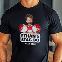 PERSONALISED Photo Face & Cheerleader I Body with Wording