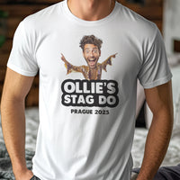 PERSONALISED Photo Face & 80s Disco I Body with Wording