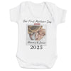 Personalised - Our First & Happy Mother's Day Polaroid - Baby Bodysuit