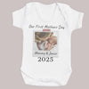 Personalised - Our First & Happy Mother's Day Polaroid - Baby Bodysuit