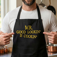 Mr Good Lookin' is Cookin' - Men's Apron