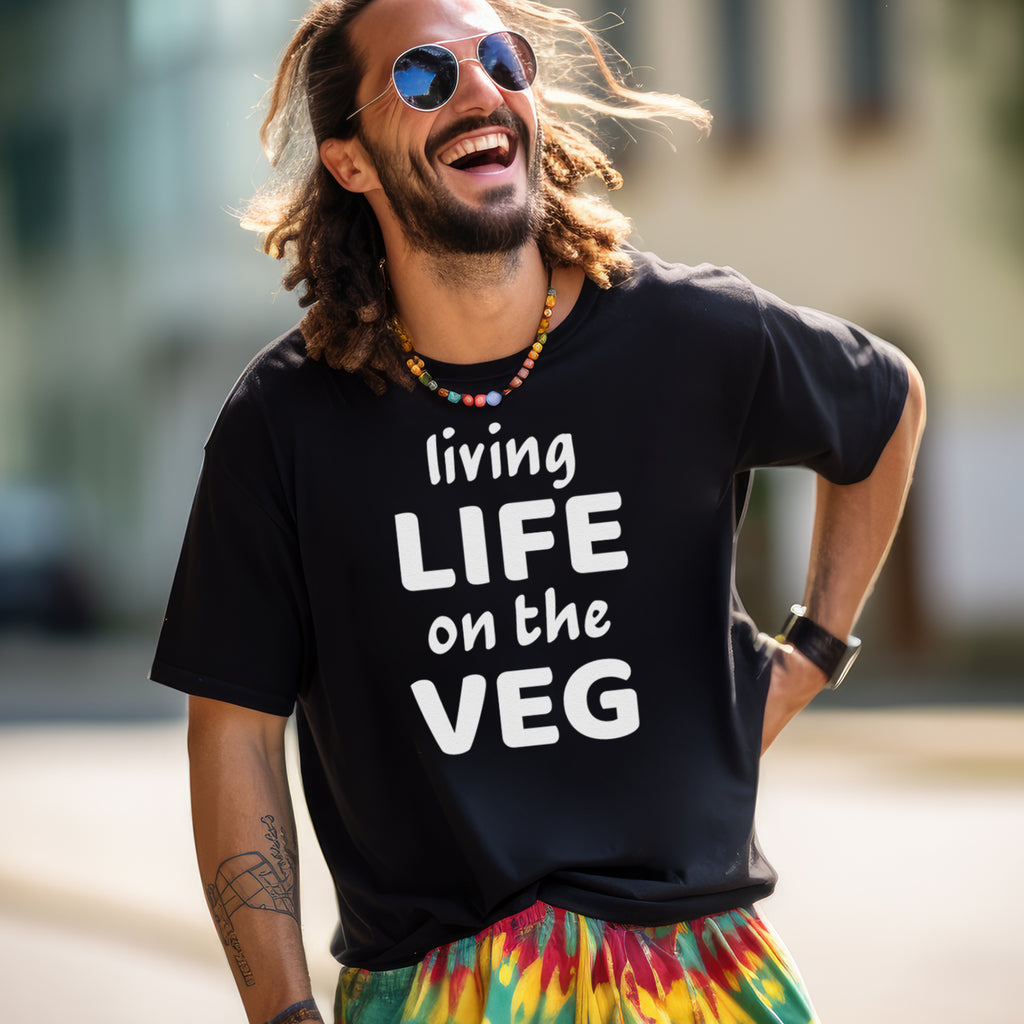 Living Life On The Veg - Mens & Womens T-Shirt