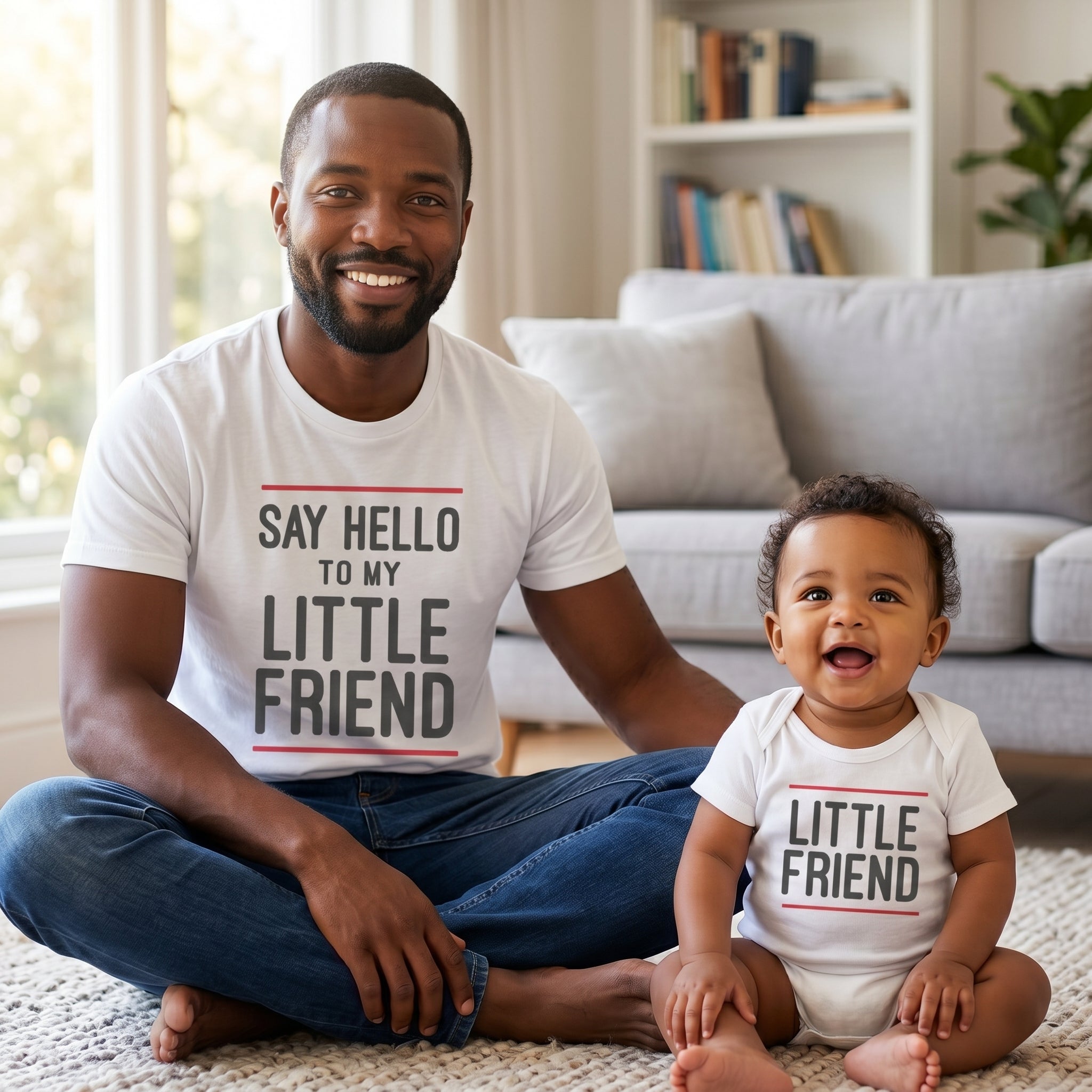 Say Hello To My Little Friend - T-Shirt & Bodysuit / T-Shirt - (Sold Separately)