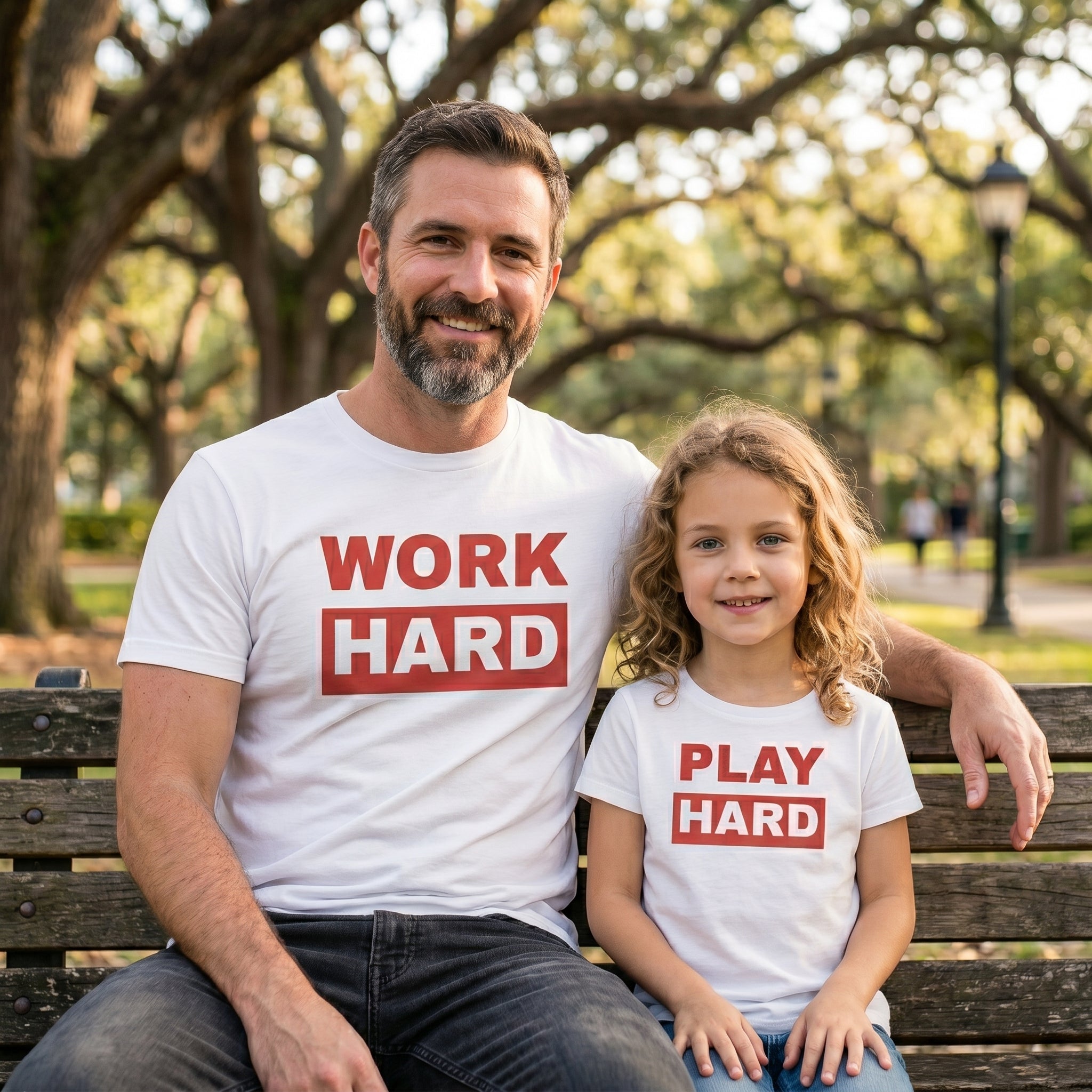 Work Hard & Play Hard - T-Shirt & Bodysuit / T-Shirt - (Sold Separately)