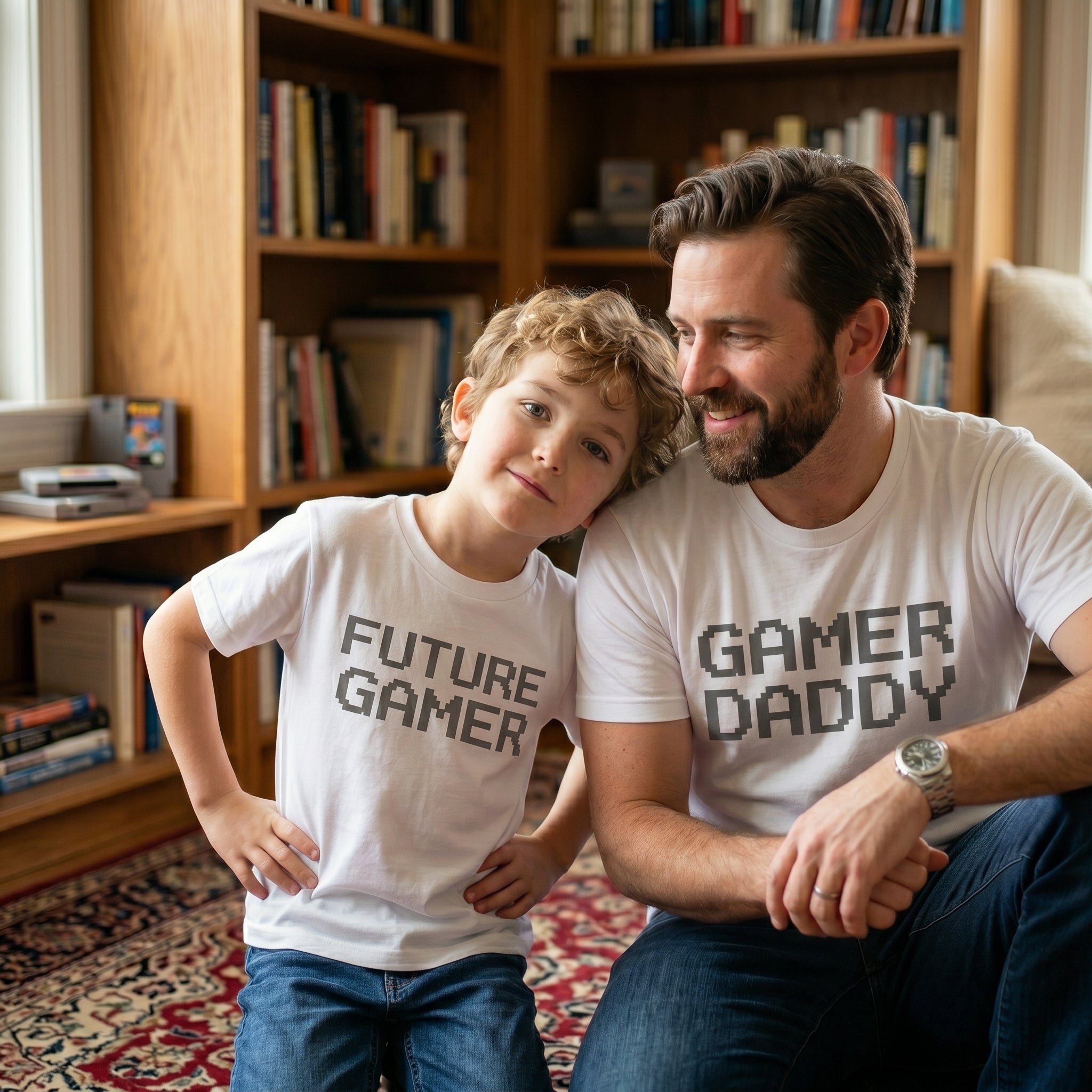 Future Gamer & Gamer Daddy - T-Shirt & Bodysuit / T-Shirt - (Sold Separately)