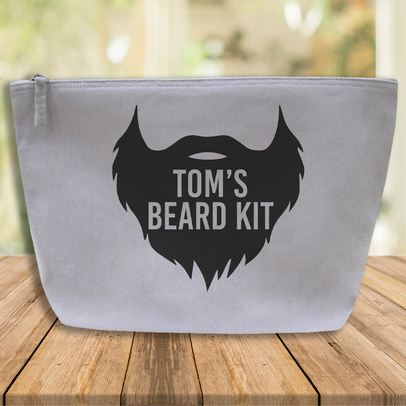 'Personalised Name' Beard Kit - Accessory Bag