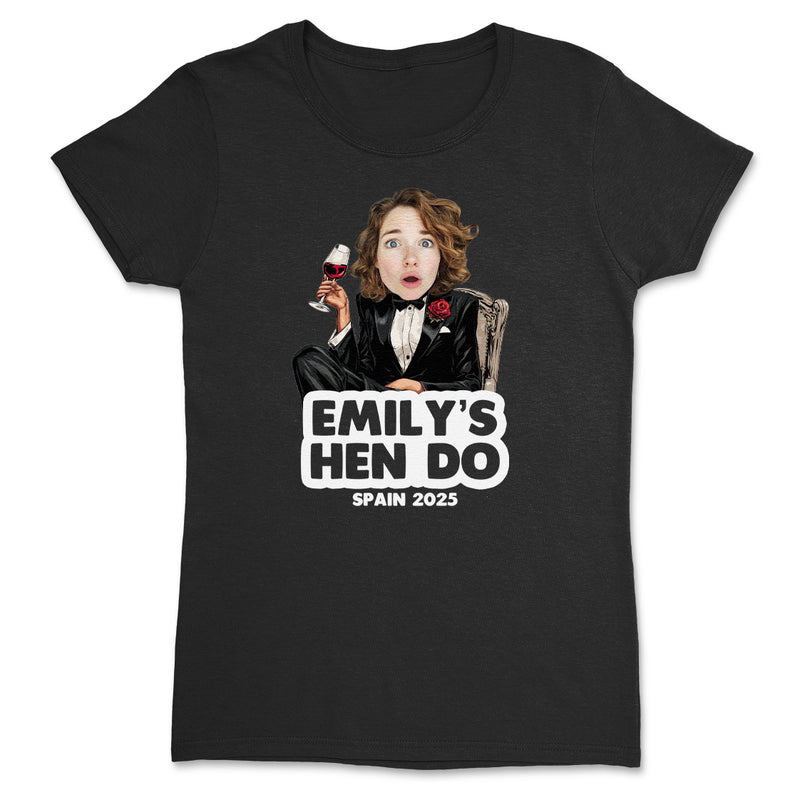 PERSONALISED Photo Face & The Bridefather Body with Wording