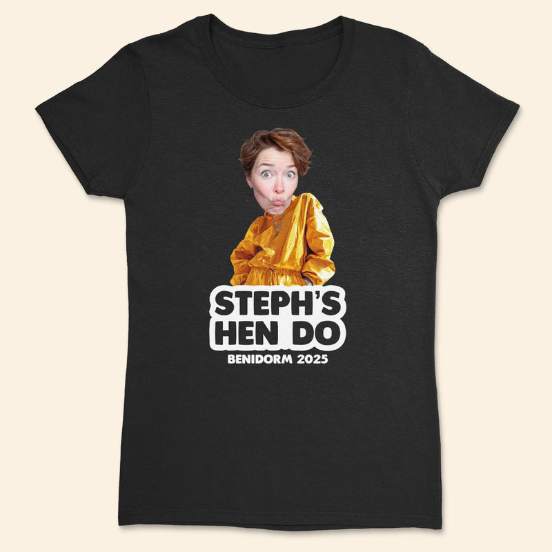 PERSONALISED Photo Face & Hip Hop Queen Body with Wording