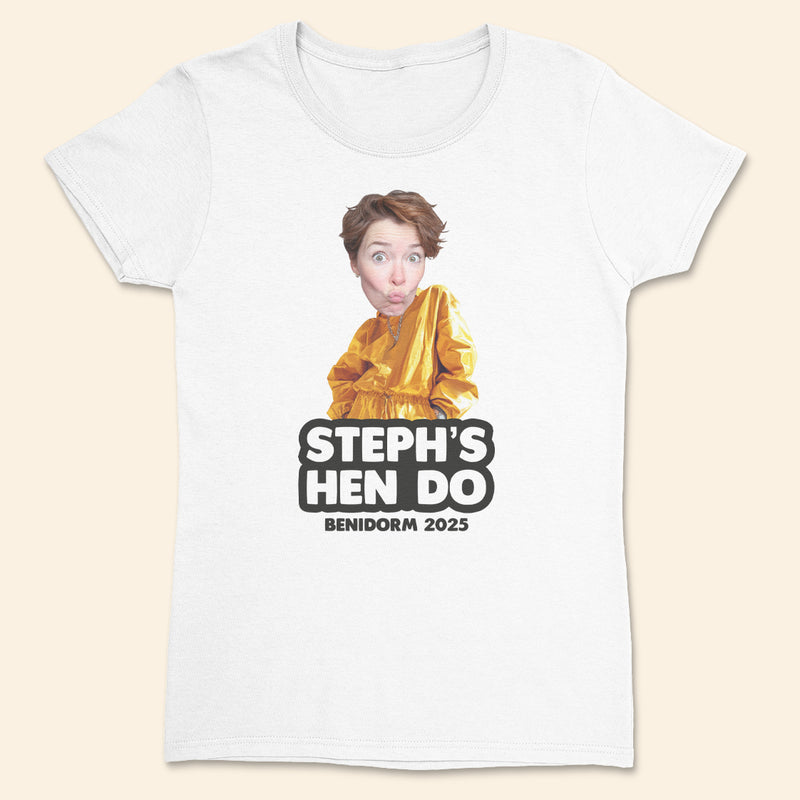 PERSONALISED Photo Face & Hip Hop Queen Body with Wording
