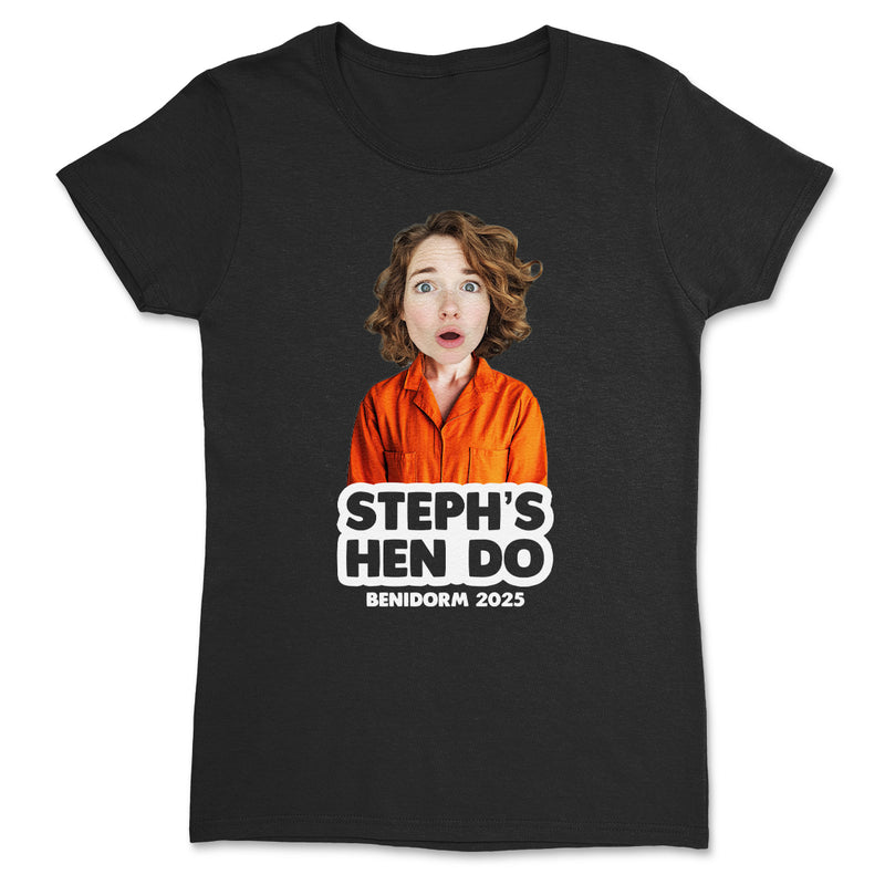 PERSONALISED Photo Face & Mugshot Body with Wording