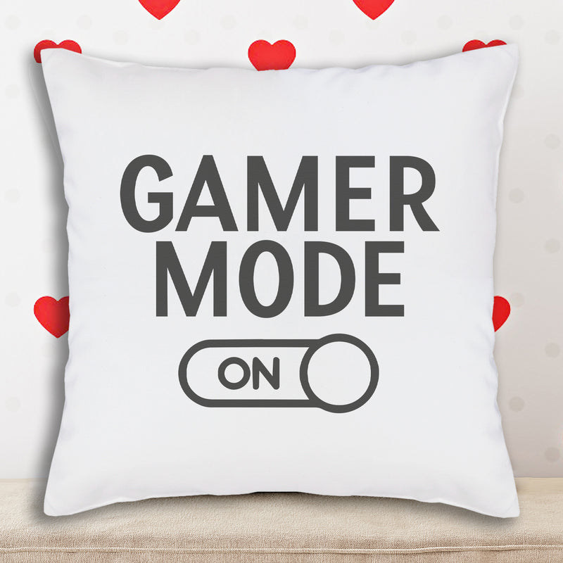 Gaming Mode ON - Printed Cushion Cover