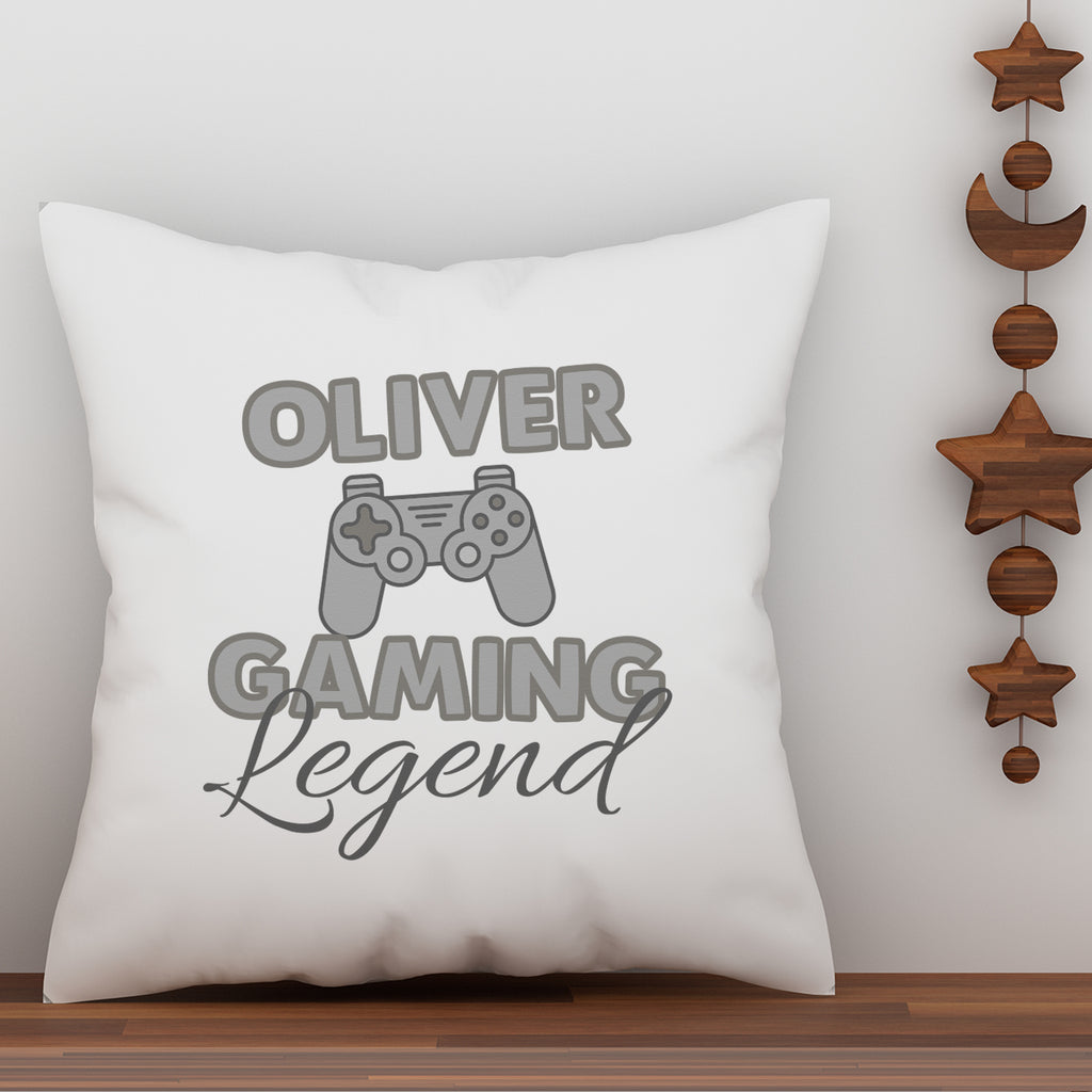 PERSONALISED Name Gaming Legend - Printed Cushion Cover