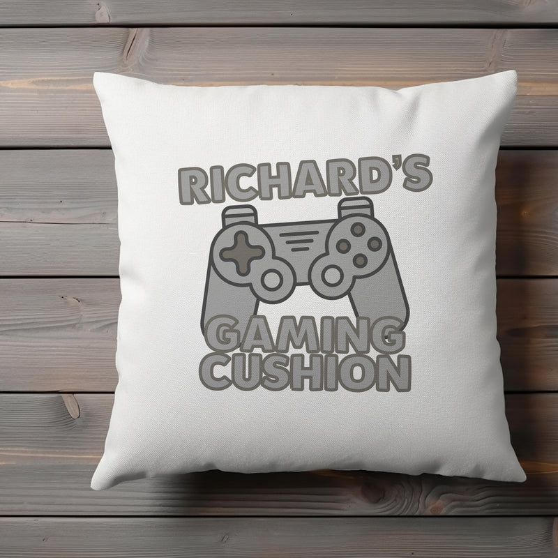 PERSONALISED Name Gaming Cushion - Printed Cushion Cover